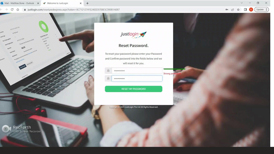 Your First Login (JustLogin)